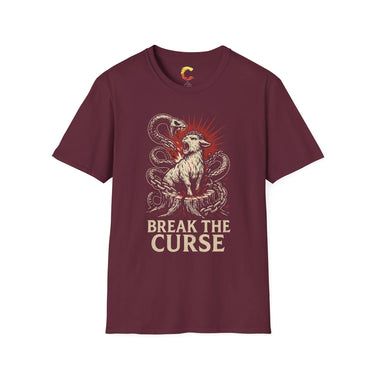 Break the Curse Roaring Lamb Christian Graphic Tee - Ctrl Alt Believe